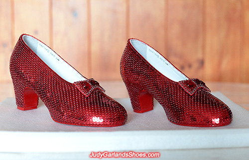 Judy Garland's size 5B hand-sewn ruby slippers