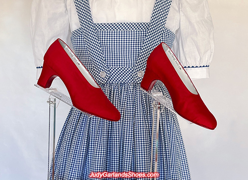Judy Garland's size 5B red shoes