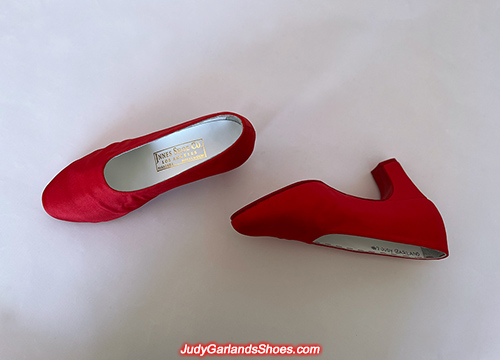 Judy Garland's size 5B red shoes