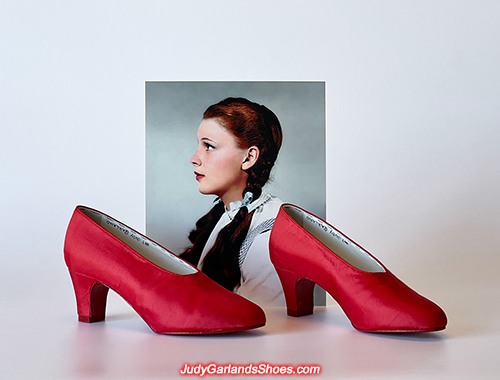 Judy Garland's size 5B shoes made from scratch