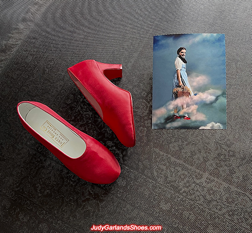 Judy Garland as Dorothy's size 5B shoes