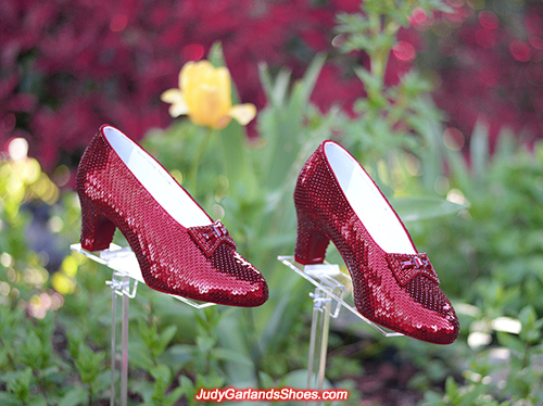 Judy Garland's size 5B hand-sewn ruby slippers