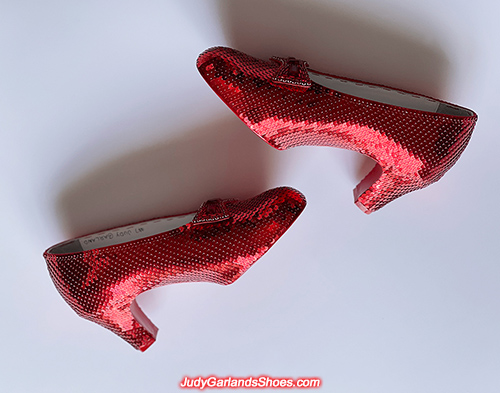 Judy Garland's size 5B hand-sewn ruby slippers