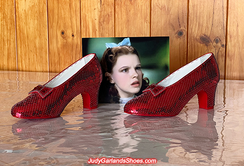 Judy Garland's size 5B hand-sewn ruby slippers