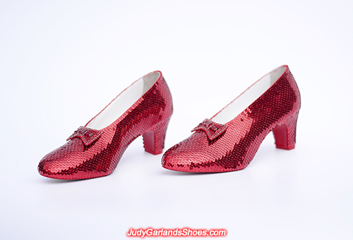 Judy Garland's size 5B hand-sewn ruby slippers