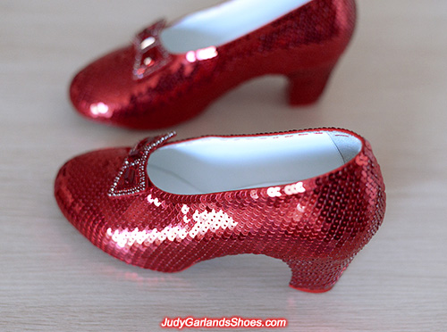 Size 5B hand-sewn ruby slippers