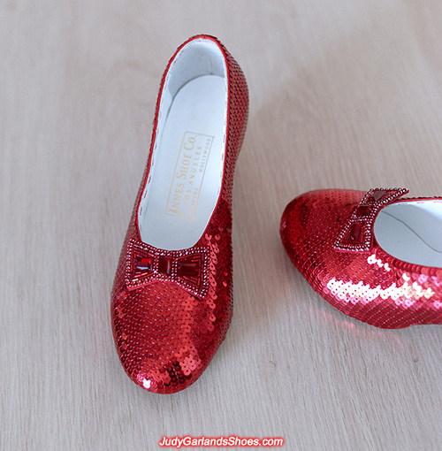 Size 5B hand-sewn ruby slippers