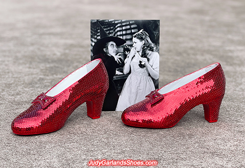 Size 5B hand-sewn ruby slippers, April 2022
