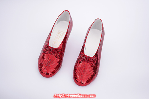 Size 5B hand-sewn ruby slippers, April 2022