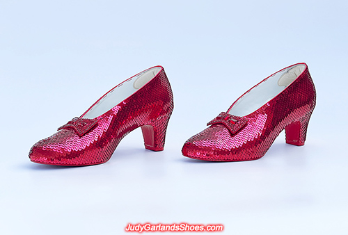 Size 6.5 hand-sewn wedding ruby slippers