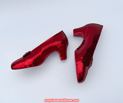 US men's size 9.5 wearable hand-sewn ruby slippers