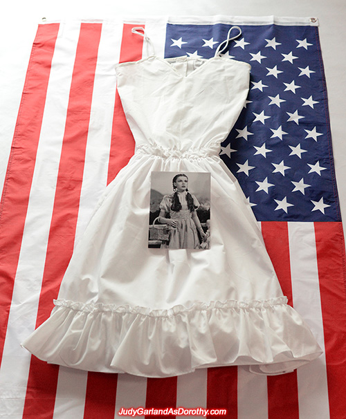 White petticoat slip worn by Judy Garland as Dorothy