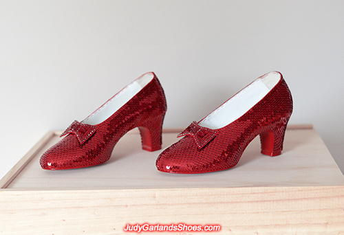Women's size 6 hand-sewn ruby slippers